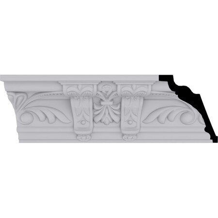 Ekena Millwork 4 7/8"H x 4 1/4"P x 6 1/2"F x 94 1/2"L, (13 5/8" Repeat), Jonee Crown Moulding MLD04X04X06JO